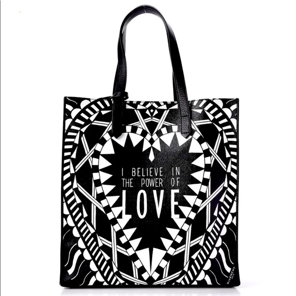 Givenchy- Power of Love print Genuine Leather bag - Picture 1 of 4